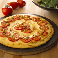 Crème de Brie Pizza with Tomatoes & Bacon