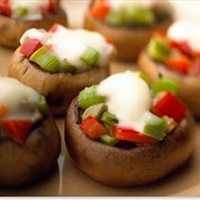 Crème De Brie Stuffed Mushrooms