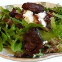 Date, Goat Cheese and Mesclun Salad Date, Goat Cheese and Mesclun Salad