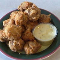 Deep Fried Mushrooms With Horseradish Sauce Deep Fried Mushrooms With Horseradish Sauce