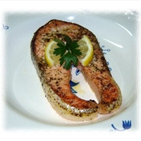 Dilled Salmon Steaks for Two
