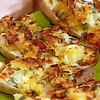 Double Stuffed Potatoes with The Works