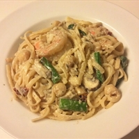 Drunken Seafood Pasta