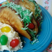 Easter egg tacos