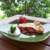 Easy Breezy Strawberry Rhubarb Pie