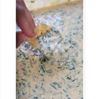 Easy Hot Spinach Salsa Queso Dip 