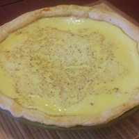 No-sugar added Egg Custard Pie No-sugar added Egg Custard Pie