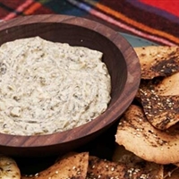 Eggplant with Goat Cheese and Walnut Spread