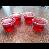 Jello Shots- Maraschino Cherry