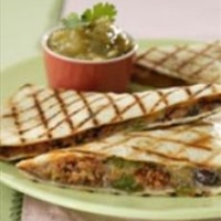 Fast-off-the-Grill Chorizo Quesadillas Fast-off-the-Grill Chorizo Quesadillas