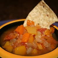Fiery Yellow & Red Pepper Salsa