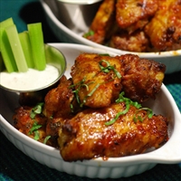 Fire Roasted Sriracha Chicken Wings