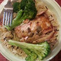Fish with Lemon and Caper Sauce