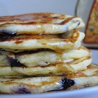 Fluffy Blueberry Buttermilk Pancakes Fluffy Blueberry Buttermilk Pancakes