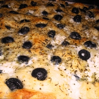 Focaccia bread in the bread maker to start it
