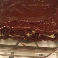 FUDGE RIBBON CAKE