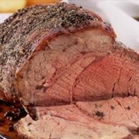 Garlic & Herb Crusted Slow Smoked Roast Beef