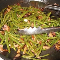 Garlic Shiitake Green Beans