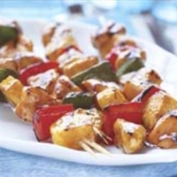 George's Barbecue Chicken Kabobs