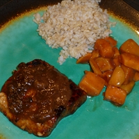Ginger Honey Glazed Mahi Mahi