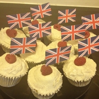 Gluten and Lactose Free Raspberry and Vanilla Cupcakes