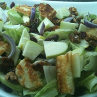 Green Apple with Caramelized Walnut Salad