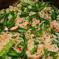 Green Bean Almond Rice