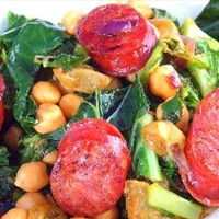Greens and Beans With Sausage