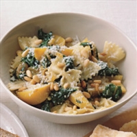 Greens and Farfalle Soup