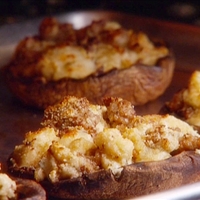 Grilled and Stuffed Portabello Mushrooms