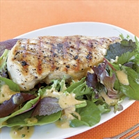 Grilled Chicken with Mustard-Tarragon Sauce