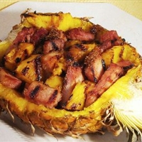 Grilled Hamapple (ham and Pineapple)