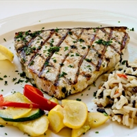 Grilled Swordfish Steaks with Yucatan Orange-herb Paste Grilled Swordfish Steaks with Yucatan Orange-herb Paste