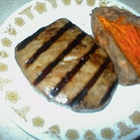 Grilled Tuna Steak Teriyaki