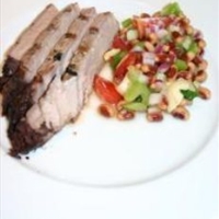 Grilled Tuna with Black-Eyed Pea Salad Grilled Tuna with Black-Eyed Pea Salad