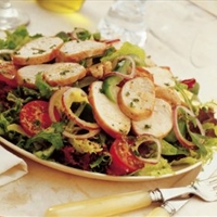 Grilled Turkey Salad with Dijon Mustard Dressing