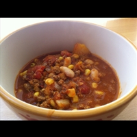 Ground Turkey-and-butternut Squash Chili