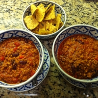 Ground Turkey & Black Bean Chili