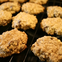 Guilt Free Oatmeal Raisin Cookies
