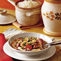 Gumbo (sausages and chicken)