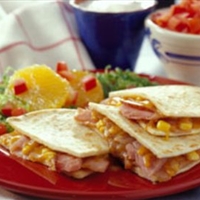 Ham Quesadillas