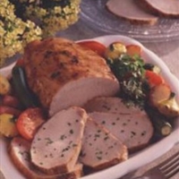 Herb-Cured Grilled Pork Roast
