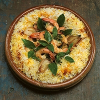 Herb & Tamarind Shrimp (Ghalieh Maygu)