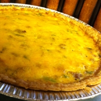 Holiday Breakfast Sausage Quiche