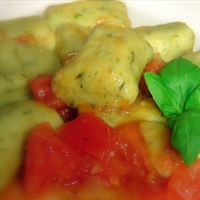 Homemade Basil Gnocchi