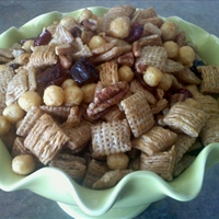 Honey Ginger Cranberry Orange Snack Mix