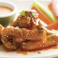 Honey-Sriracha Glazed Buffalo Wings Honey-Sriracha Glazed Buffalo Wings