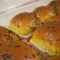 Hot & Melty Oven Baked Ham & Swiss Sandwiches