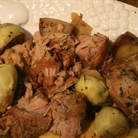 Italian Pot Roast with Artichokes and Potatoes