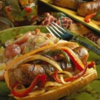Italian Sausage and Pepper Heroes
